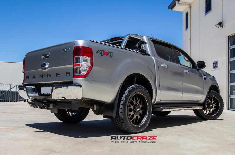 FORD RANGER GD02 MATTE BLACK MACHINED FACE